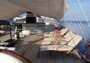 Halis Temel sundeck greek agean bike tour