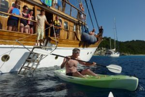 Greece Cyclades boat Panagiota Canoeing