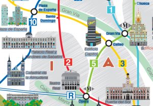 Mapa Turistico Metro Madrid