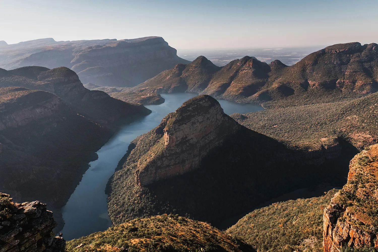 Panoramic view of Blyde River Canyon, one of South Africa’s most spectacular natural landmarks