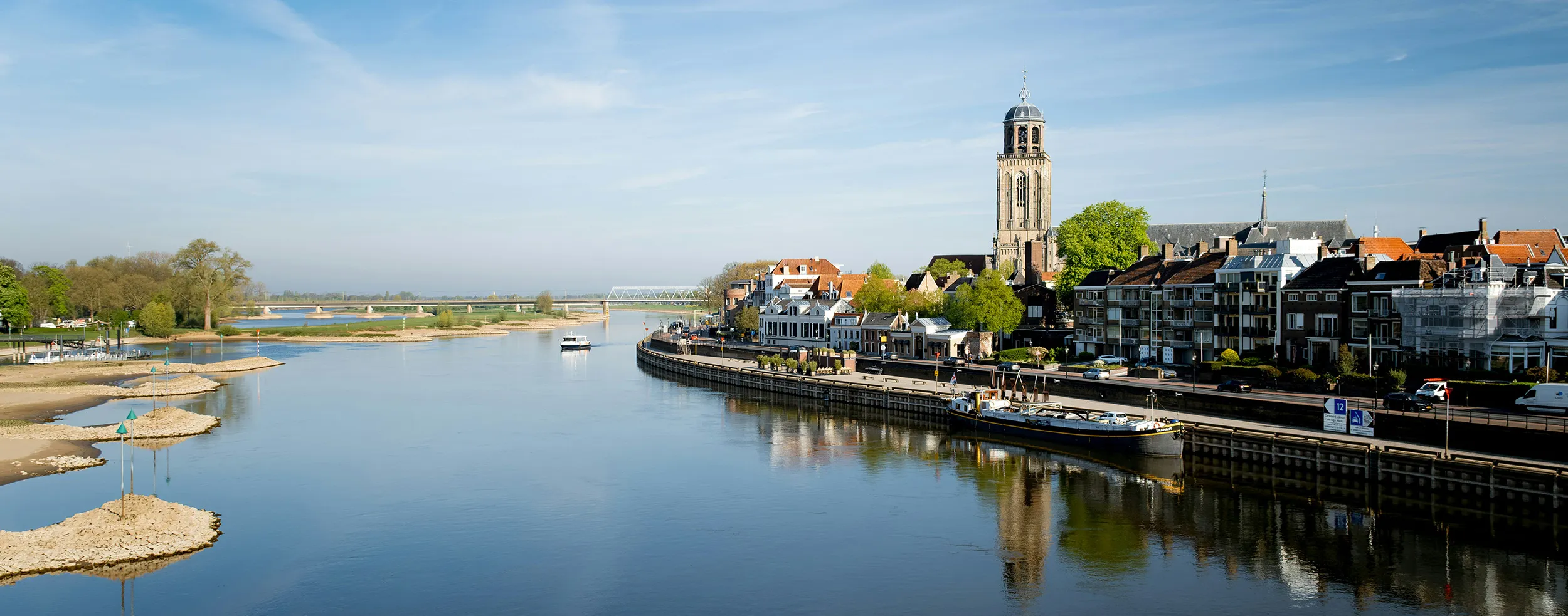Deventer on the IJssel River, Netherlands
