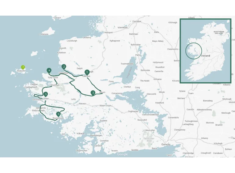 Cycling & Walking in Connemara: A Family-Friendly Tour Route Map