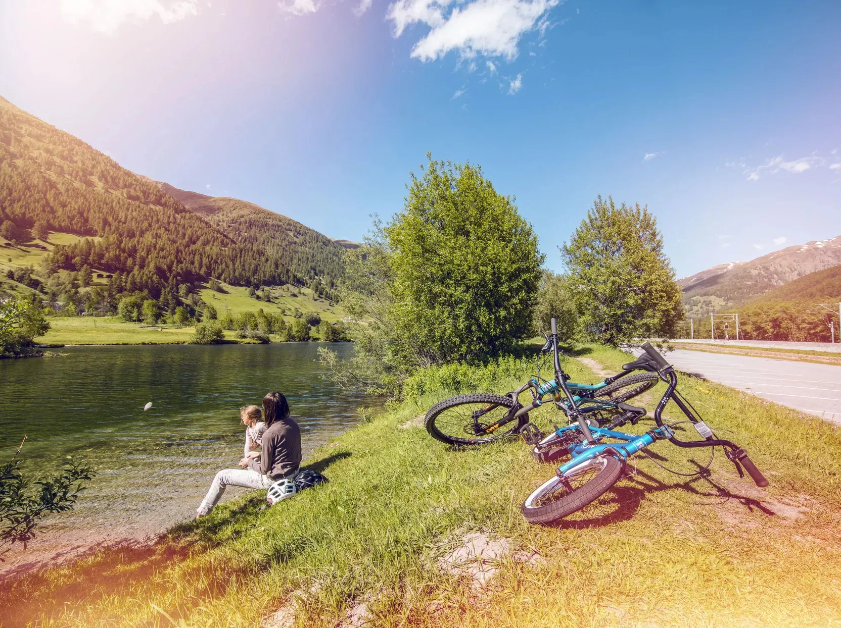 Rhône River Bike Tour Through the Swiss Alps